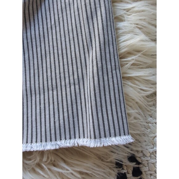 Vintage American Eagle Outfitters Denim Skirt 4 Railroad Striped Exposed Zip - Picture 9 of 12